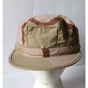 Military Army Flat Cap Men's Medium Camouflage